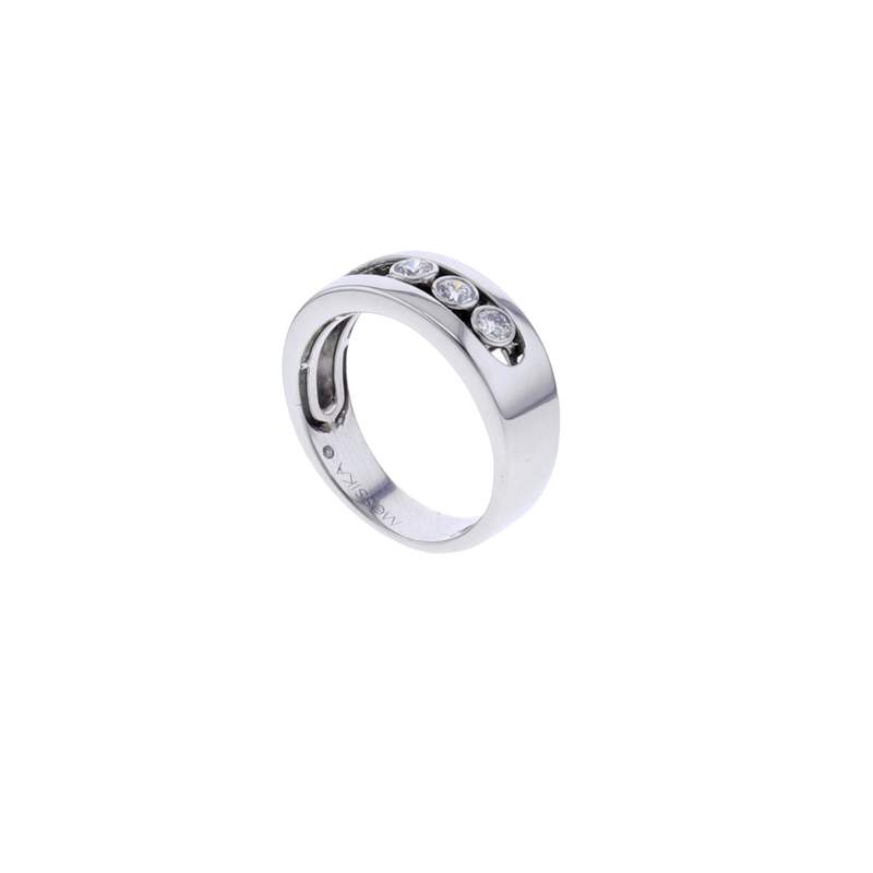 Bague d'occasion MESSIKA Move Classique femme or blanc 750/1000 - vue 2