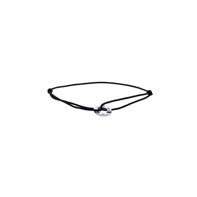 Bracelet d'occasion DINH VAN Cible Diamants femme or blanc 750/1000 - vue 1