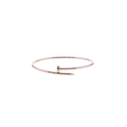 Pre-owned CARTIER Juste un clou men's bracelet, 750/1000 rose gold