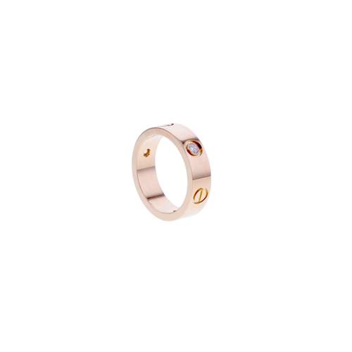Tweedehands CARTIER Love-ring voor dames, roségoud 750/1000