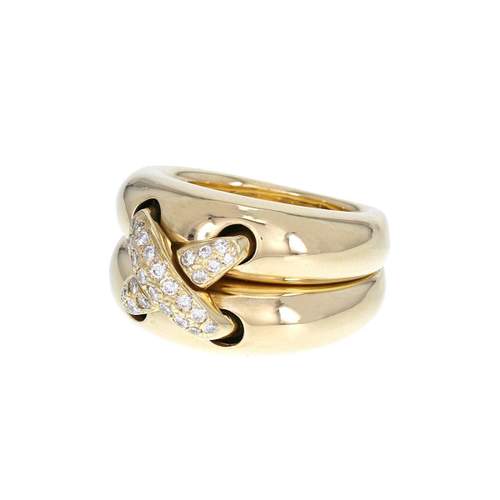 Tweedehands ring van CHAUMET, Liens-collectie voor dames, 750/1000 geelgoud