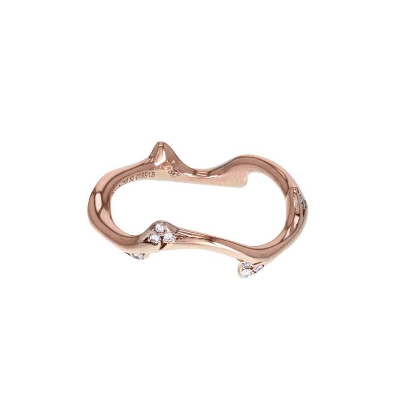Bague d'occasion DIOR Bois de Rose Or rose et Diamants femme or rose 750/1000 - vue 1