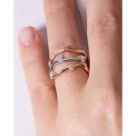 Bague d'occasion DIOR Bois de Rose Or rose et Diamants femme or rose 750/1000 - vue porté 2