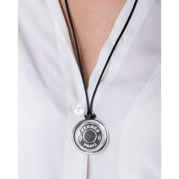 Collier d'occasion HERMES Clou de Selle mixte argent 925/1000