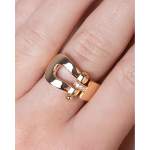 Bague d'occasion FRED Force 10 Grand Modèle femme or jaune 750/1000 - vue porté 2
