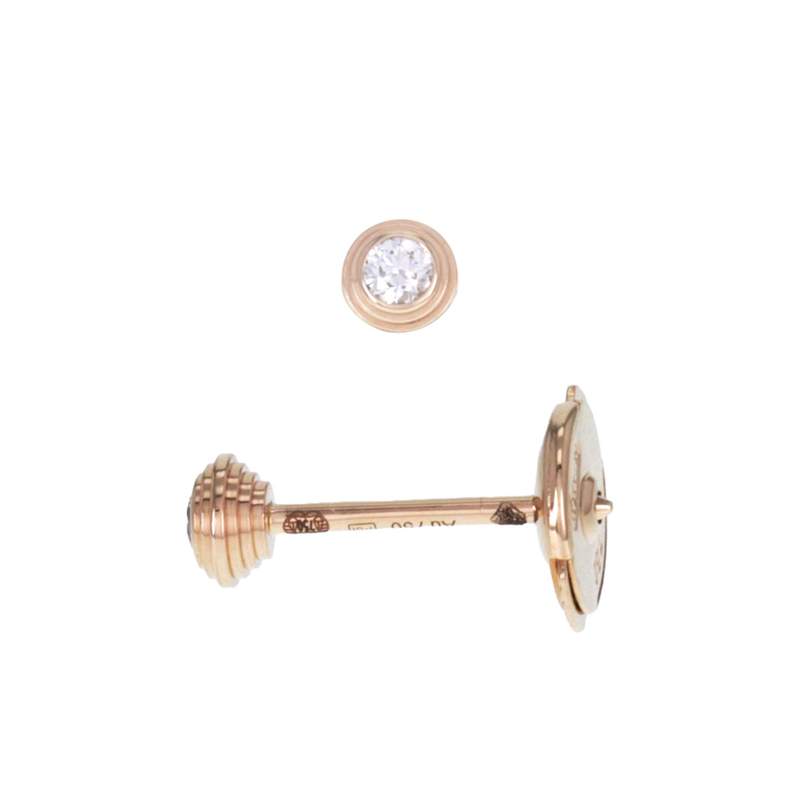 Boucles-oreilles d'occasion CARTIER Cartier d'Amour XS or rose 750/1000 - vue 2