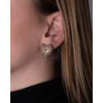 Boucles-oreilles d'occasion POMELLATO Sabbia or rose 750/1000 - vue porté 2