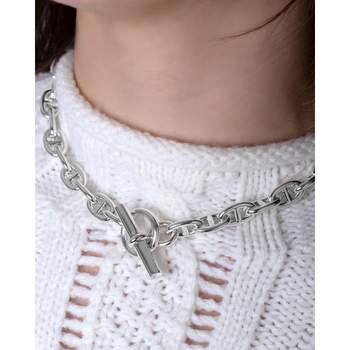 Collier d'occasion HERMES Chaîne d'Ancre MM femme argent 925/1000
