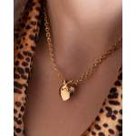 Collier d'occasion CHAUMET Coeur Liens femme or jaune 750/1000 - vue porté 1