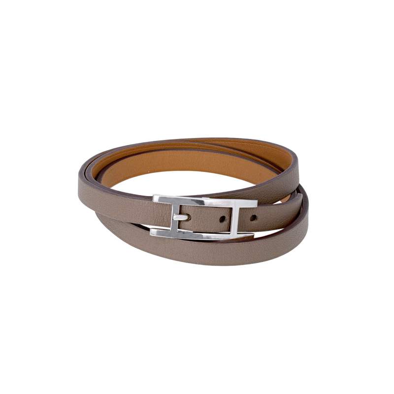 Bracelet d'occasion HERMES Hapi 3 Moyen Modèle mixte cuir autres - vue 1