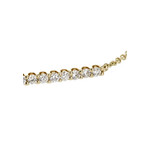 Bracelet CRESUS Barrette griffes femme or jaune 750/1000 - vue D1