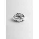 Bague d'occasion CHANEL Ultra PM femme céramique or blanc 750/1000 - vue D2