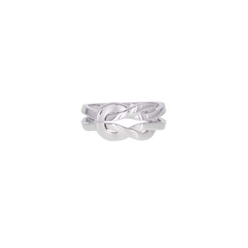 Bague d'occasion FRED Chance Infinie MM femme or blanc 750/1000