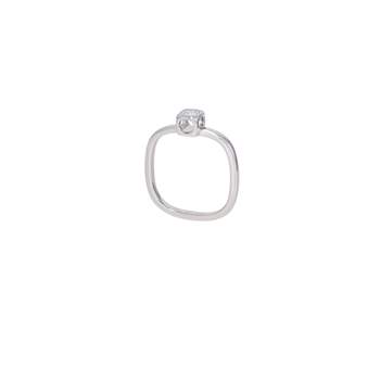 Bague d'occasion DINH VAN Le Cube Diamant femme or blanc 750/1000