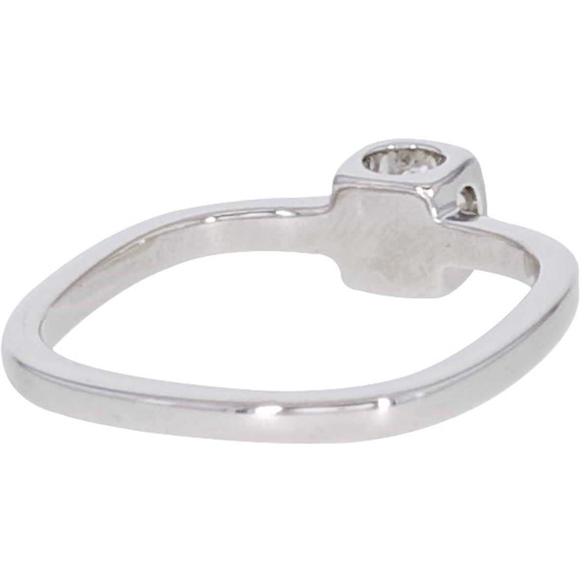 Bague d'occasion DINH VAN Le Cube Diamant femme or blanc 750/1000 - vue 3