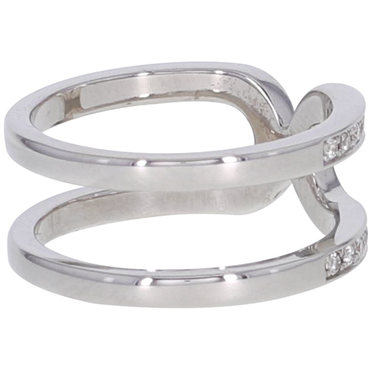 Bague d'occasion DINH VAN Maillon L femme or blanc 750/1000 - vue 3