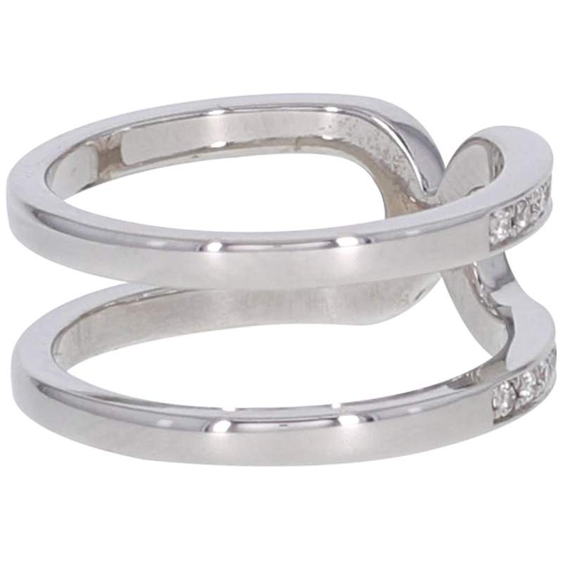 Bague d'occasion DINH VAN Maillon L femme or blanc 750/1000 - vue 3