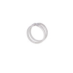 Bague d'occasion DINH VAN Maillon L femme or blanc 750/1000 - vue D1