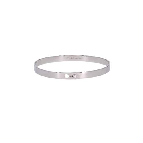 Bracelet d'occasion DINH VAN Serrure Ruban femme or blanc 750/1000