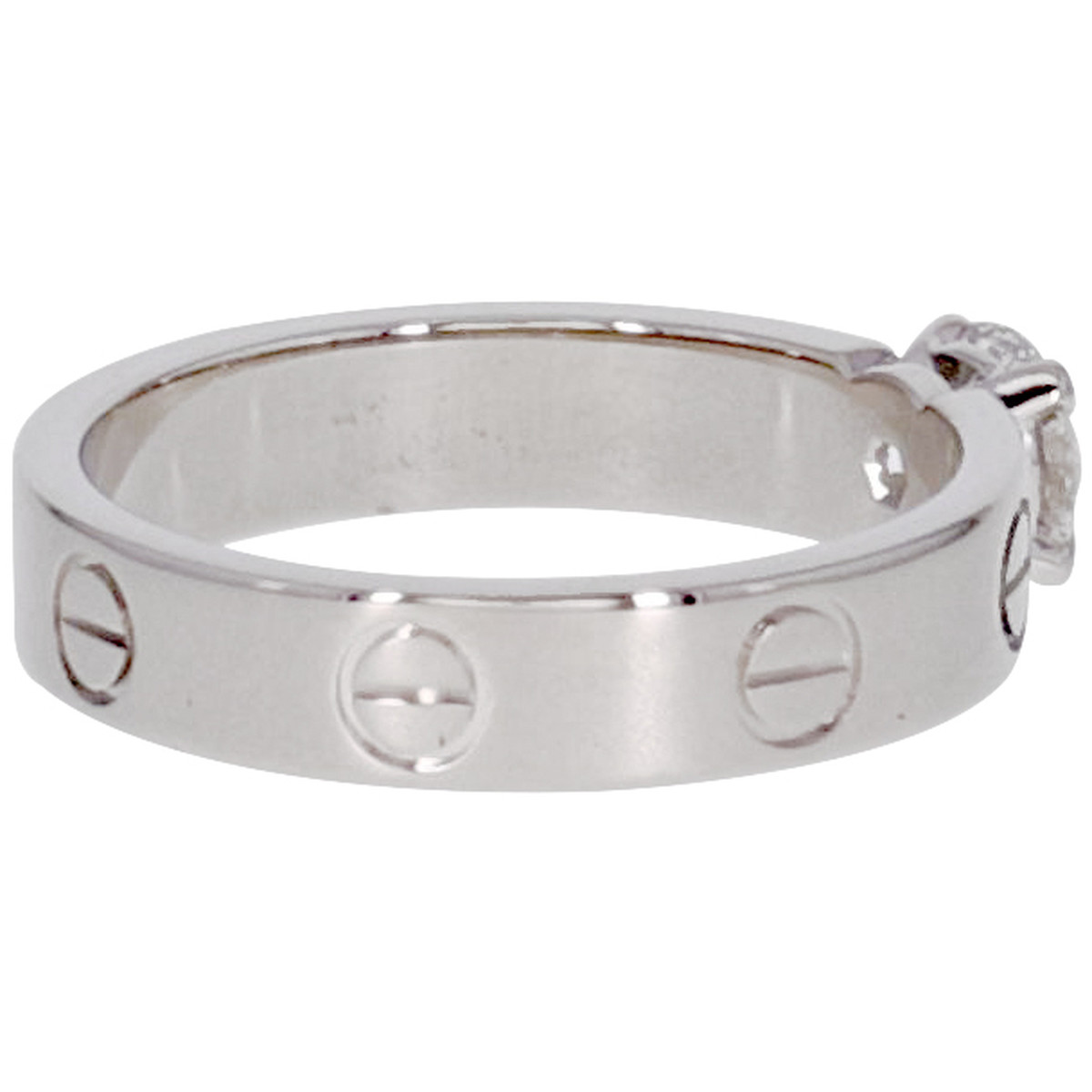Bague d'occasion CARTIER Love femme or blanc 750/1000 - vue 3