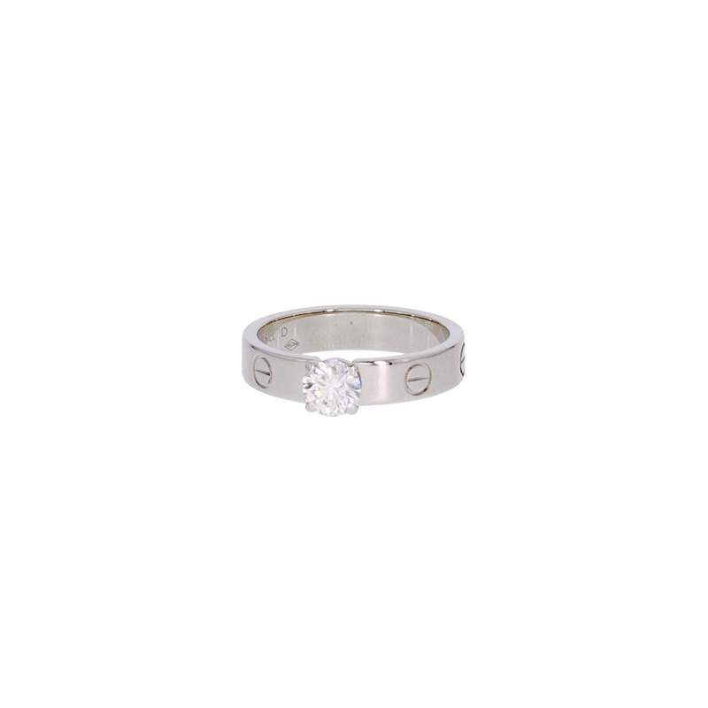 Bague d'occasion CARTIER Love femme or blanc 750/1000 - vue D1