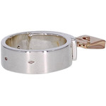 Bague d'occasion HERMES Kelly femme argent 925/1000 or rose 750/1000 - vue 3