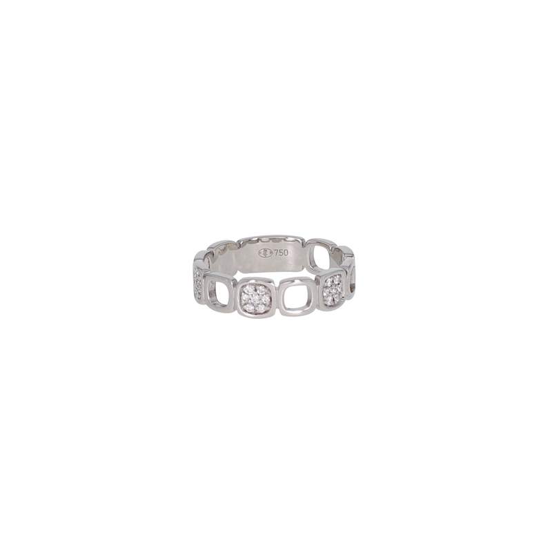 Bague d'occasion DINH VAN Impression Domino femme or blanc 750/1000 - vue 1
