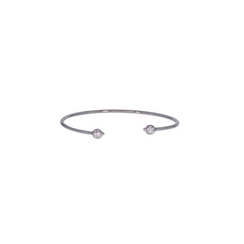 Bracelet d'occasion POMELLATO M'ama non M'ama femme or blanc 750/1000
