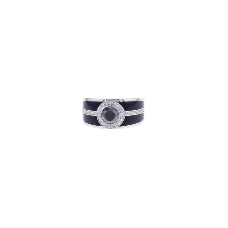 Bague d'occasion MAUBOUSSIN L'Oeuvre Noire femme or blanc 750/1000 autres - vue D1