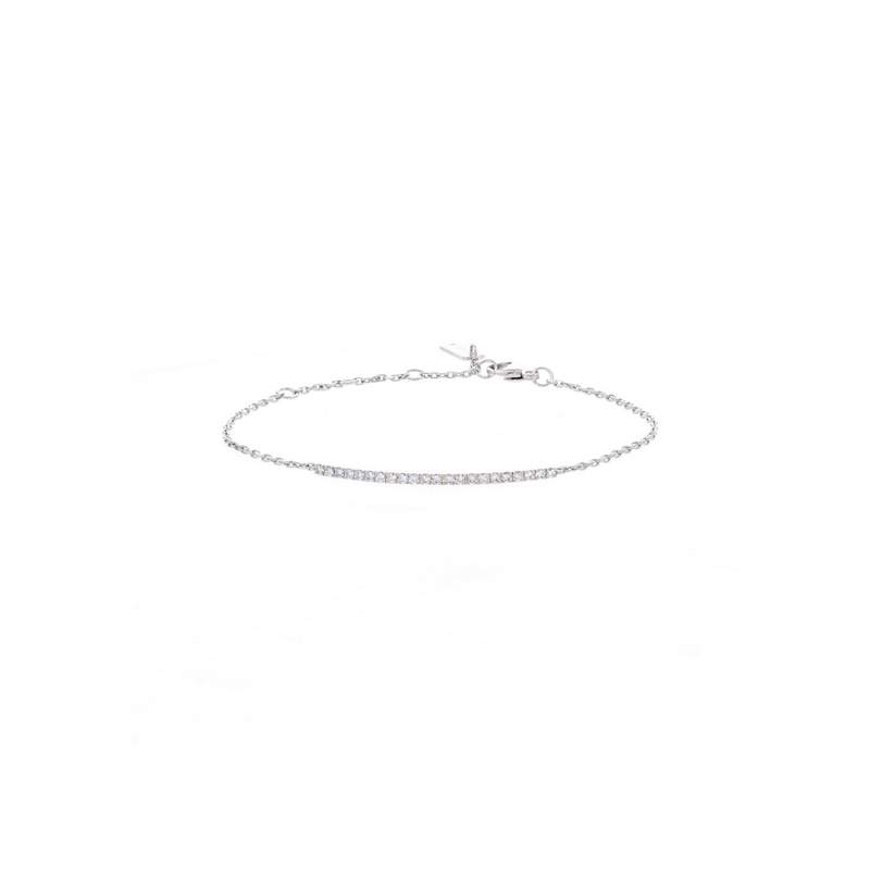 Bracelet d'occasion MESSIKA Gatsby Barrette femme or blanc 750/1000 - vue 1