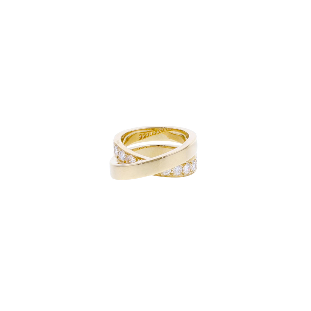 Bague d'occasion CARTIER Nouvelle vague femme or jaune 750/1000 - vue D1