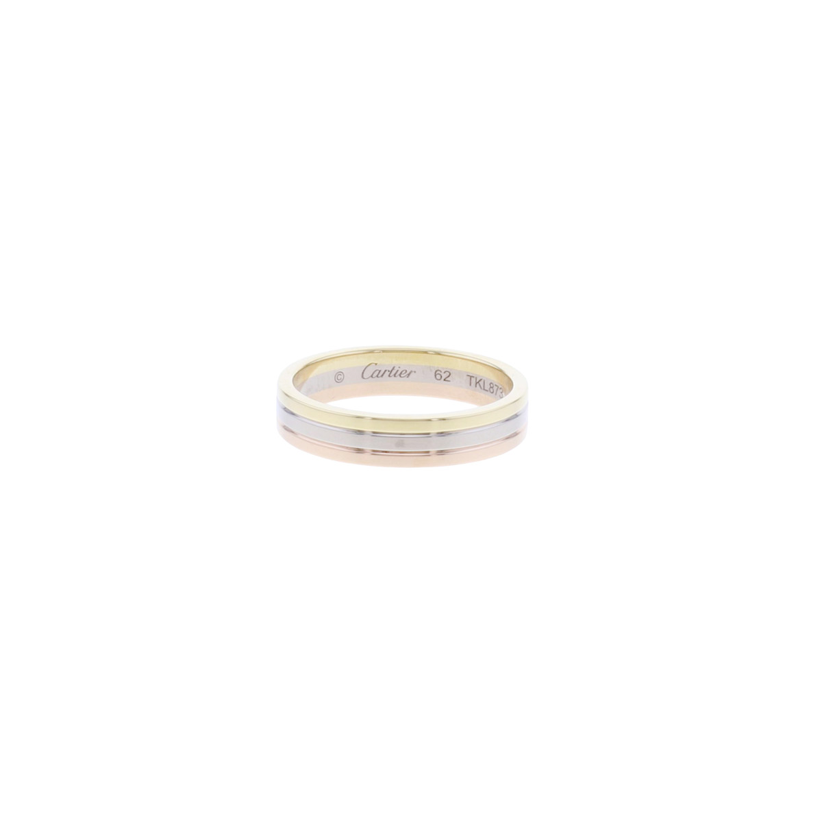 Bague d'occasion CARTIER Alliance Vendôme homme 3 ors 750/1000 - vue D1