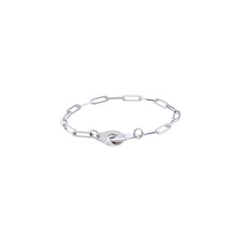 Tweedehands armband van DINH VAN, handboeien R12, uniseks, 750/1000 witgoud