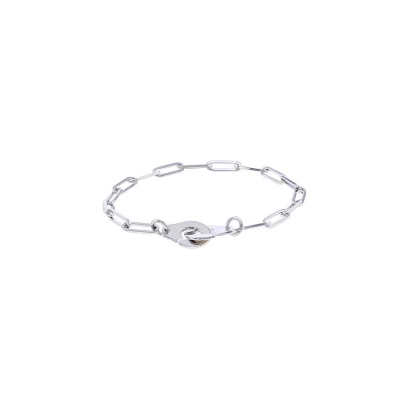 Bracelet d'occasion DINH VAN Menottes R12 mixte or blanc 750/1000 - vue 1