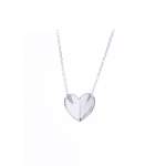 Collier d'occasion VAN CLEEF & ARPELS Coeur Frivole femme or blanc 750/1000 - vue D1