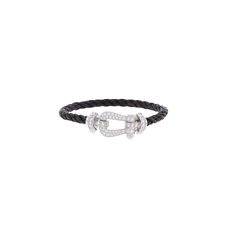 Bracelet d'occasion FRED Force 10 GM femme or blanc 750/1000 - vue D1