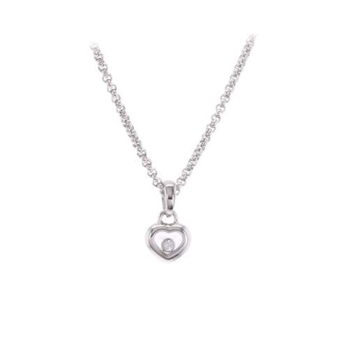 Collier d'occasion CHOPARD Happy Diamonds PM femme or blanc 750/1000