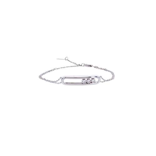 Bracelet d'occasion MESSIKA Move Classique femme or blanc 750/1000