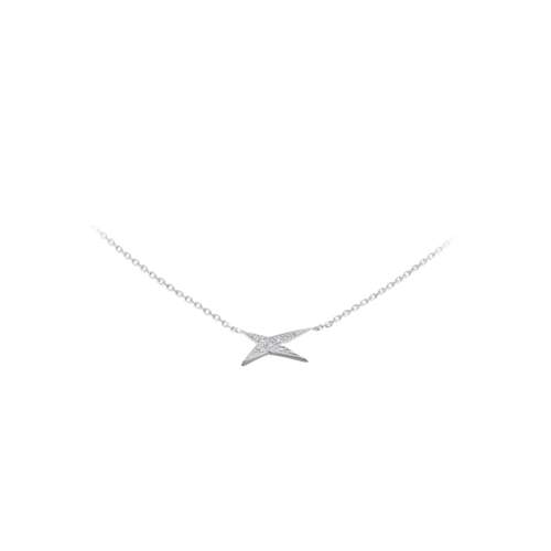Tweedehands halsketting MAUBOUSSIN Valentin For You voor dames, witgoud 750/1000