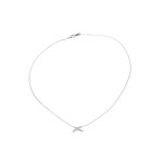 Collier d'occasion MAUBOUSSIN Valentin For You femme or blanc 750/1000 - vue D1