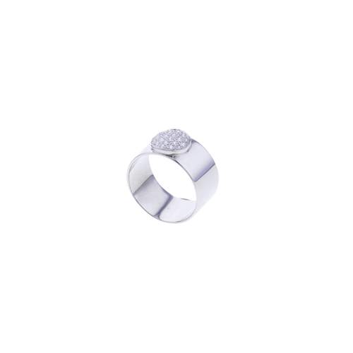 Pre-owned DINH VAN Anthéa Women's Ring in 750/1000 White Gold