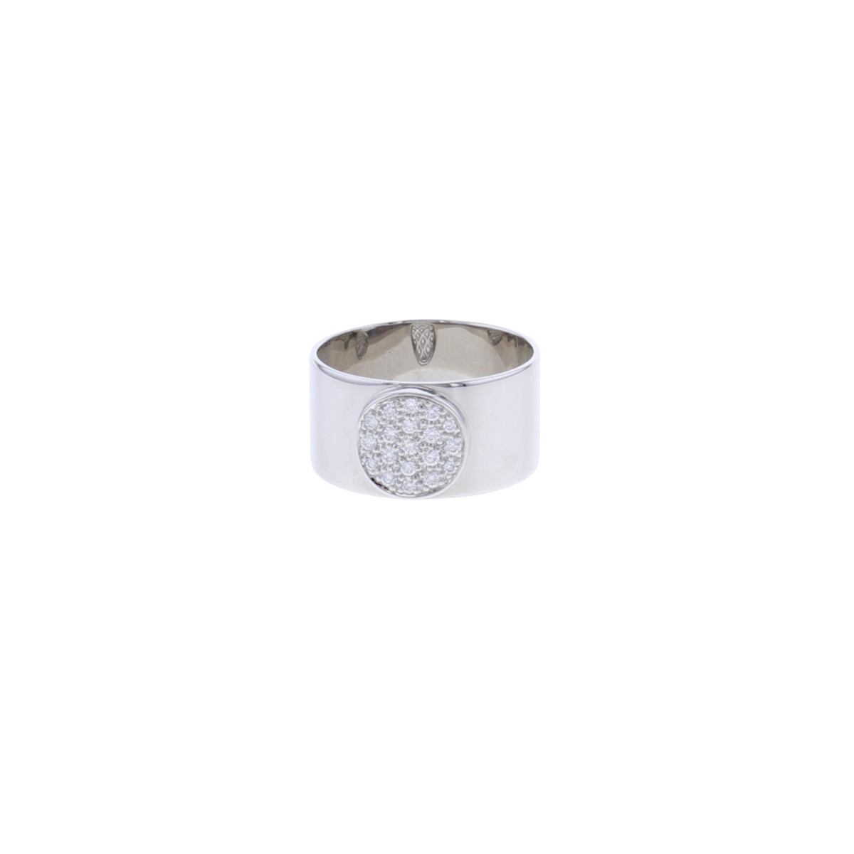Bague d'occasion DINH VAN Anthéa femme or blanc 750/1000 - vue D1