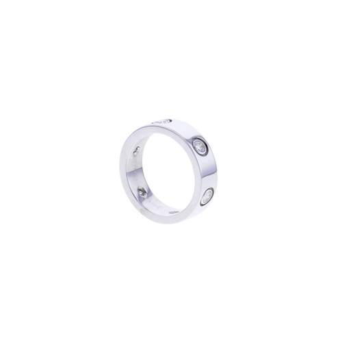 Bague d'occasion CARTIER Love 6 Diamants femme or blanc 750/1000