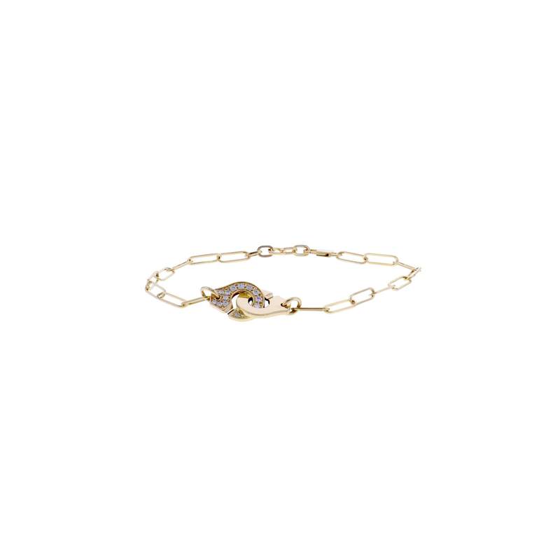 Bracelet d'occasion DINH VAN Menotte R10 femme or jaune 750/1000 - vue 1