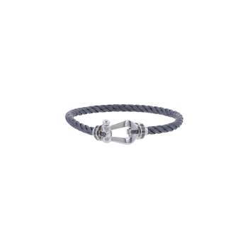 Tweedehands FRED Force 10 GM herenarmband, 750/1000 witgoud