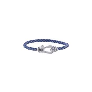 Tweedehands FRED Force 10 GM herenarmband, 750/1000 witgoud