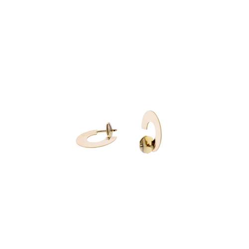 Boucles-oreilles d'occasion DINH VAN Cible or jaune 750/1000