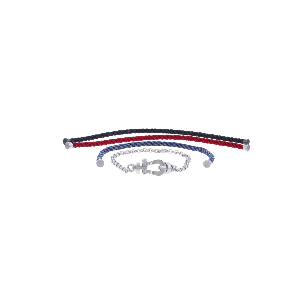 Bracelet d'occasion FRED Force 10 GM mixte or blanc 750/1000 - vue D1