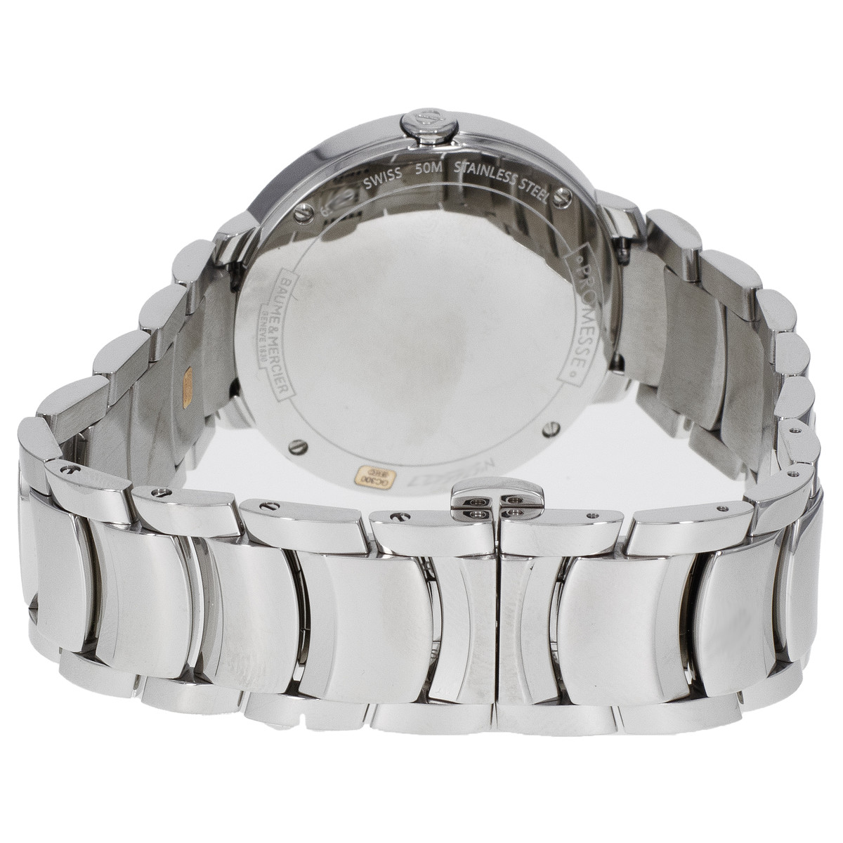 Montre d'occasion BAUME ET MERCIER Promesse Quartz femme quartz bracelet acier et plaqué or - vue 3