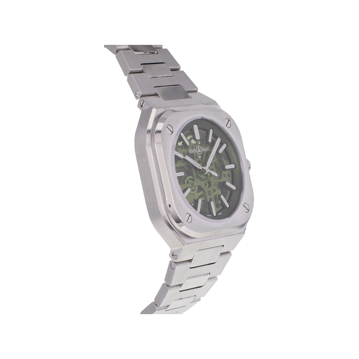 Montre d'occasion BELL & ROSS BR-05 SKELETON homme automatique bracelet acier - vue 2